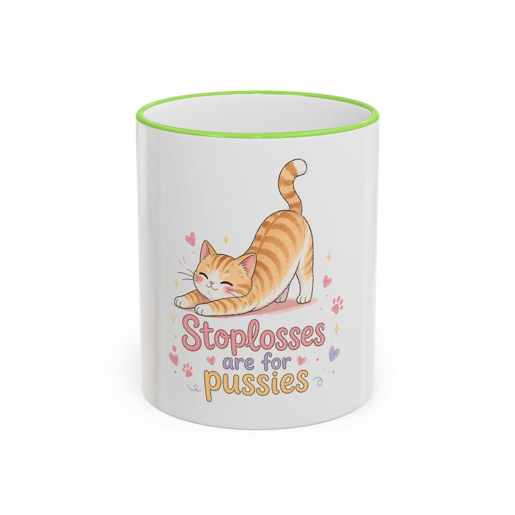 Stoplosses Accent Rim & Handle Mug (11oz, 15oz)