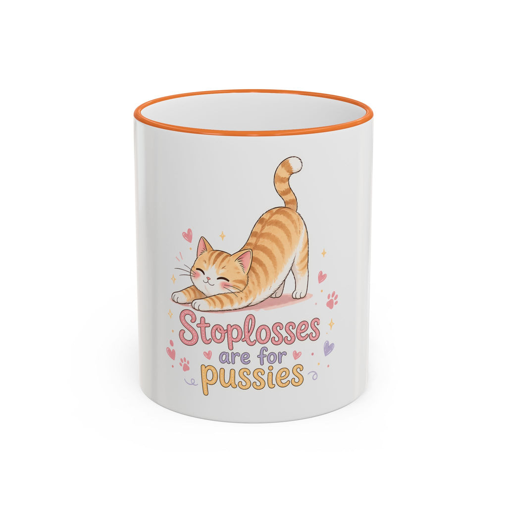 Stoplosses Accent Rim & Handle Mug (11oz, 15oz)